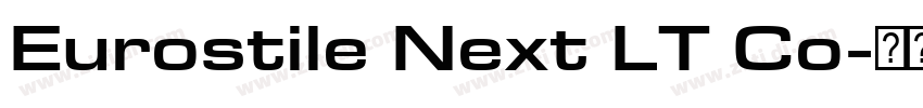 Eurostile Next LT Co字体转换